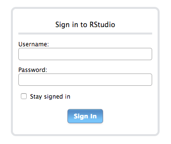 RStudio Server Login RStudio Server Login