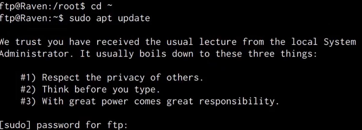 sudo apt update command sudo apt update command
